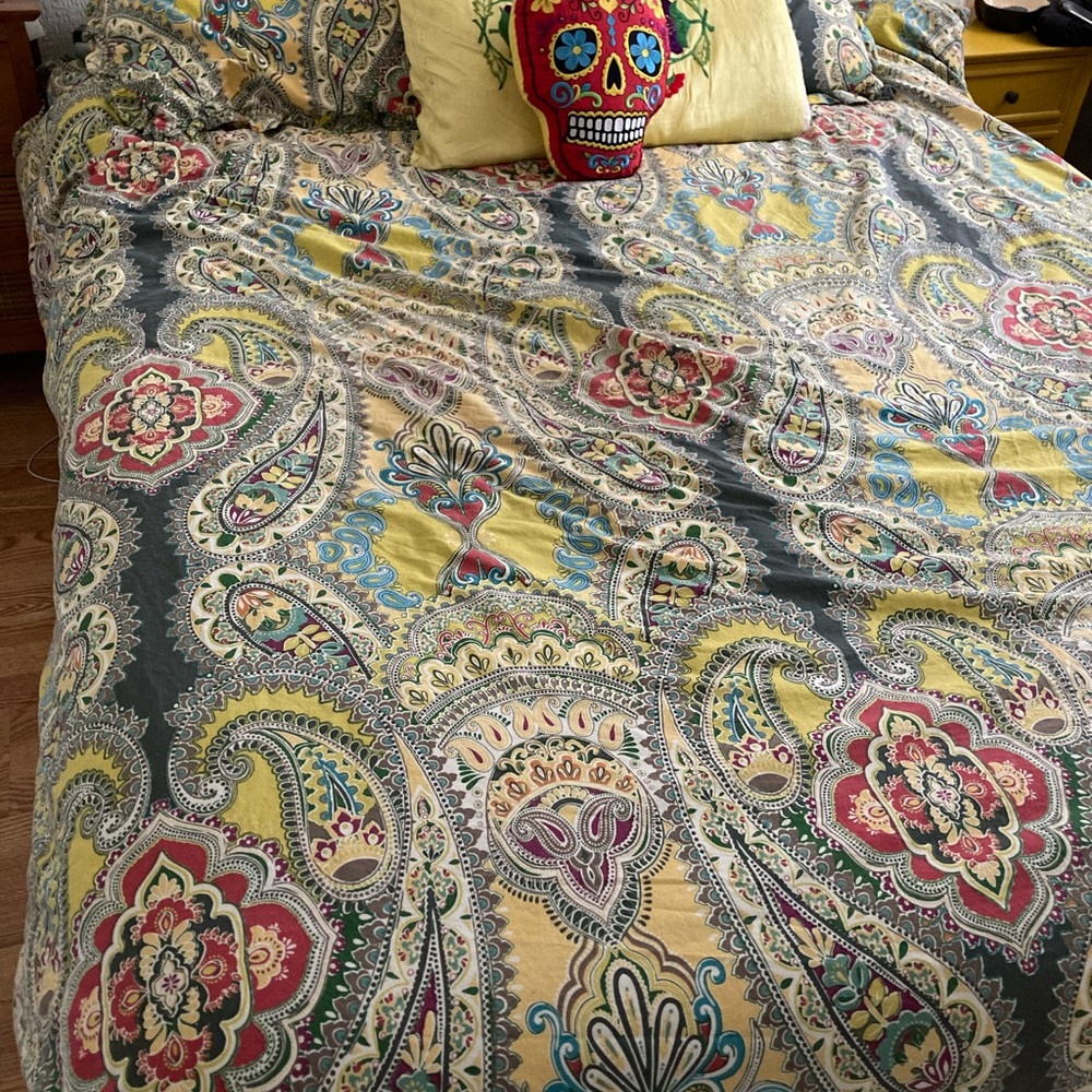 Colorful Queen Duvet Cover Set